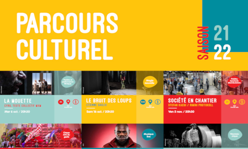 PARCOURS CULTUREL : IL RESTE DES PLACES DE SPECTACLE !