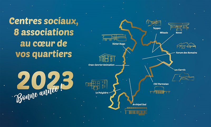 Voeux 2023 des Centres Sociaux annéciens